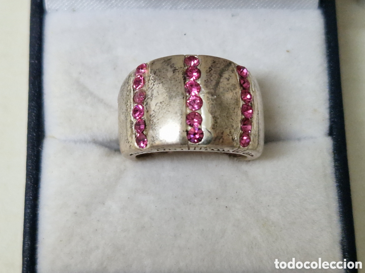 Joyeria: ANILLO DE PLATA ON CIRCONITAS ROSAS - Foto 2