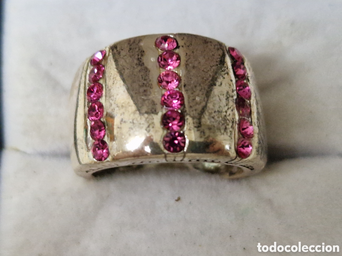 Joyeria: ANILLO DE PLATA ON CIRCONITAS ROSAS - Foto 6