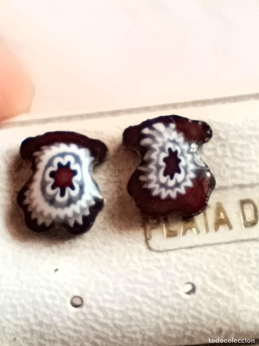 Joyeria: ANTIGUOS PENDIENTES OSITO DE PLATA CON ESMALTES - Foto 1