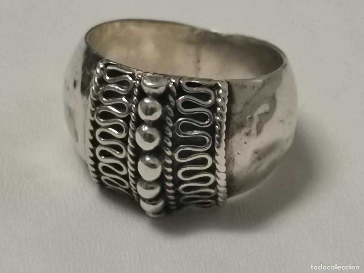 Joyeria: Anillo brutalista plata 925 - Foto 2
