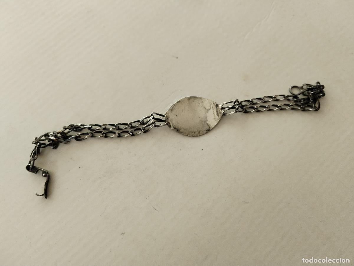 Joyeria: pulsera esclava doble cadena en plata de ley - Foto 3