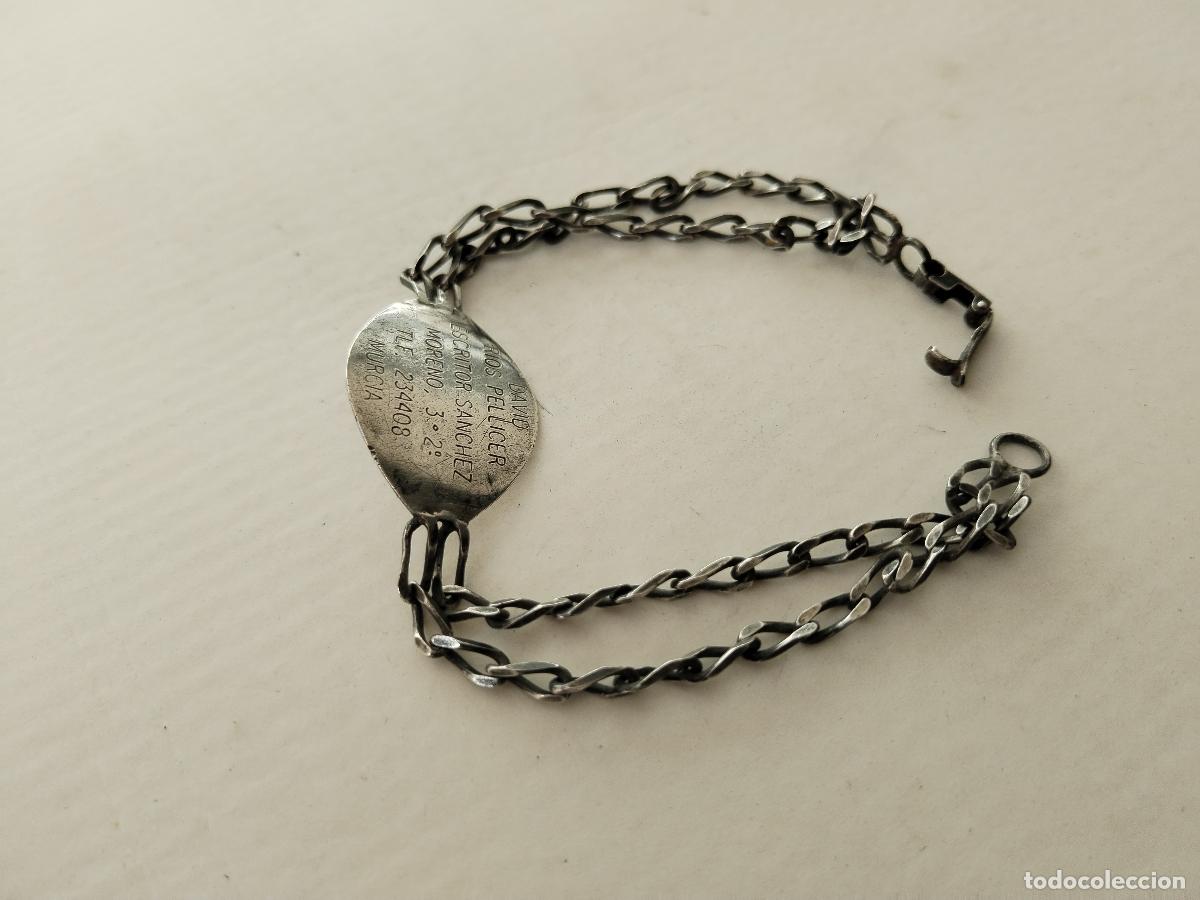 Joyeria: pulsera esclava doble cadena en plata de ley - Foto 4