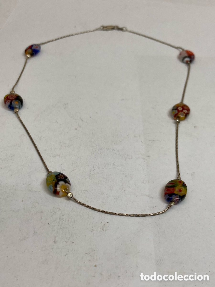 Joyeria: Collar de plata cristal murano CC158 - Foto 1