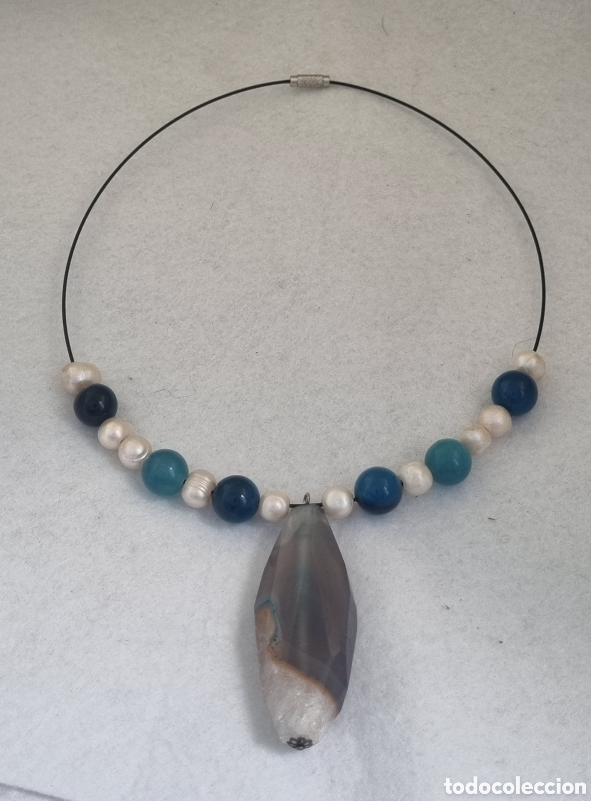 Joyeria: Collar perla y piedra J3 - Foto 11