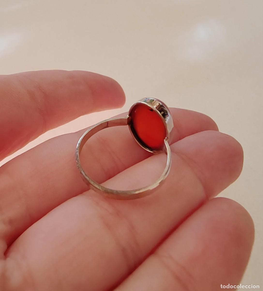 Joyeria: Anillo Plata de Ley y Cornalina - Foto 6