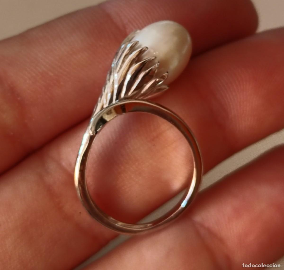 Joyeria: Anillo en Plata de Ley y Perla natural - Foto 10