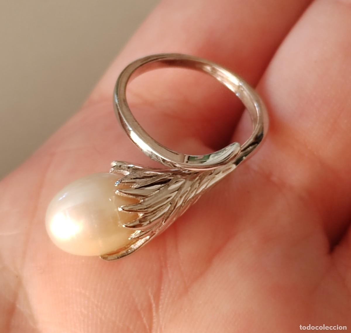 Joyeria: Anillo en Plata de Ley y Perla natural - Foto 11