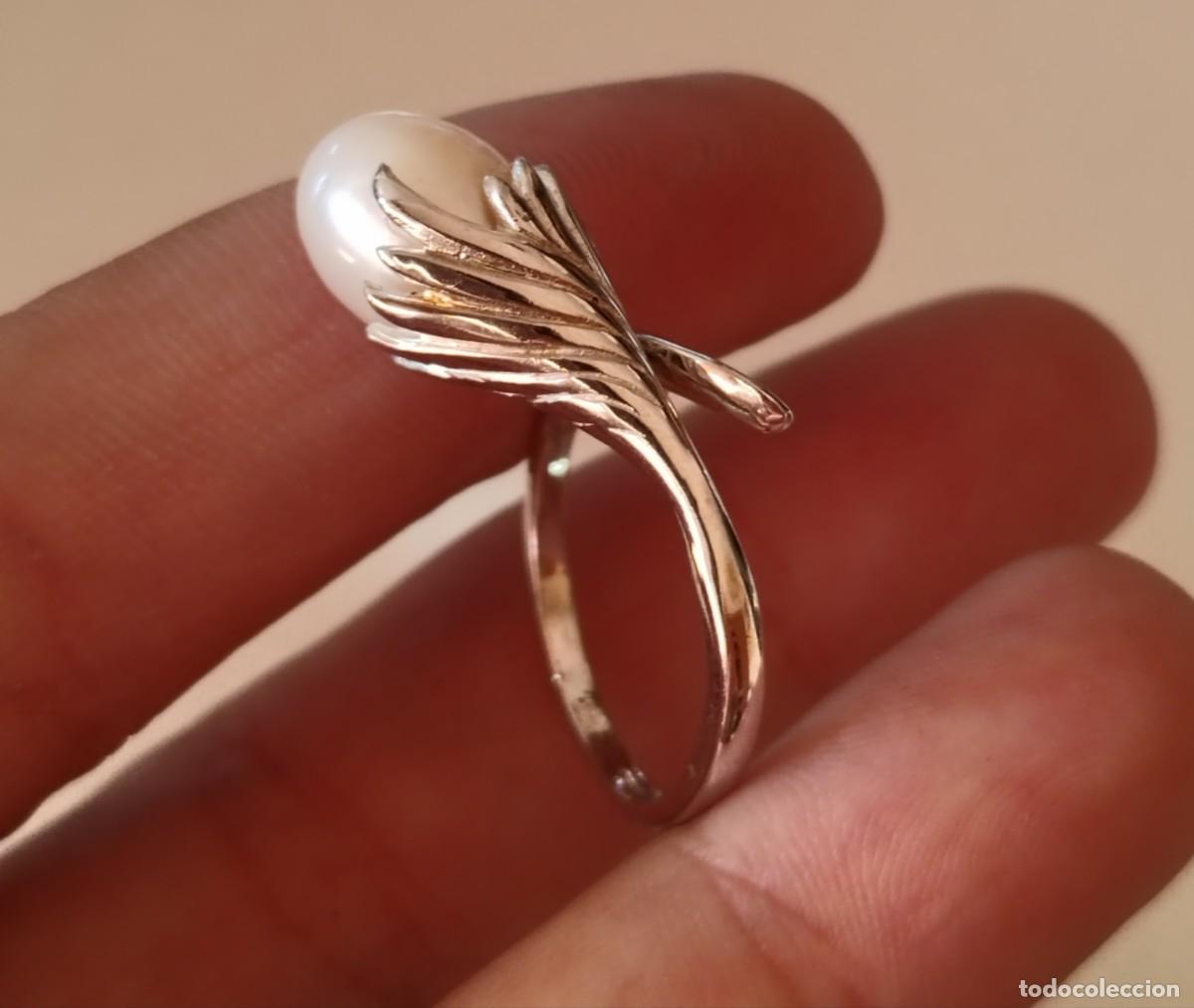 Joyeria: Anillo en Plata de Ley y Perla natural - Foto 12