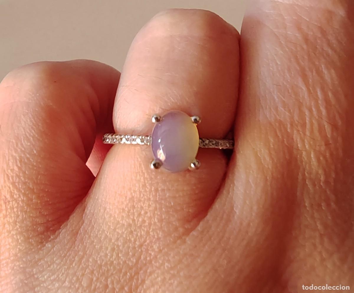 Joyeria: Anillo &Oacute;palo natural y Circonitas - Foto 3