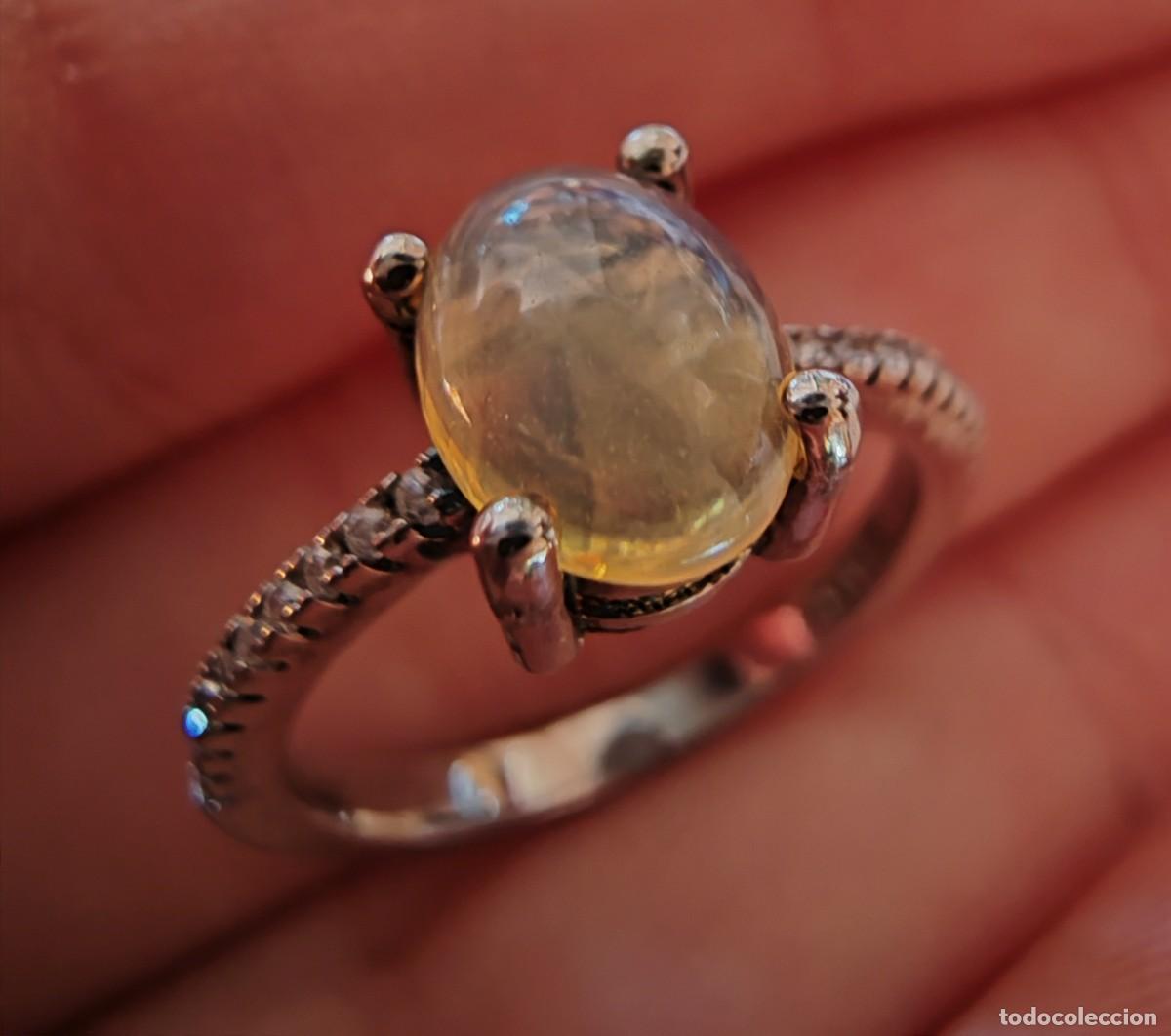 Joyeria: Anillo &Oacute;palo natural y Circonitas - Foto 6