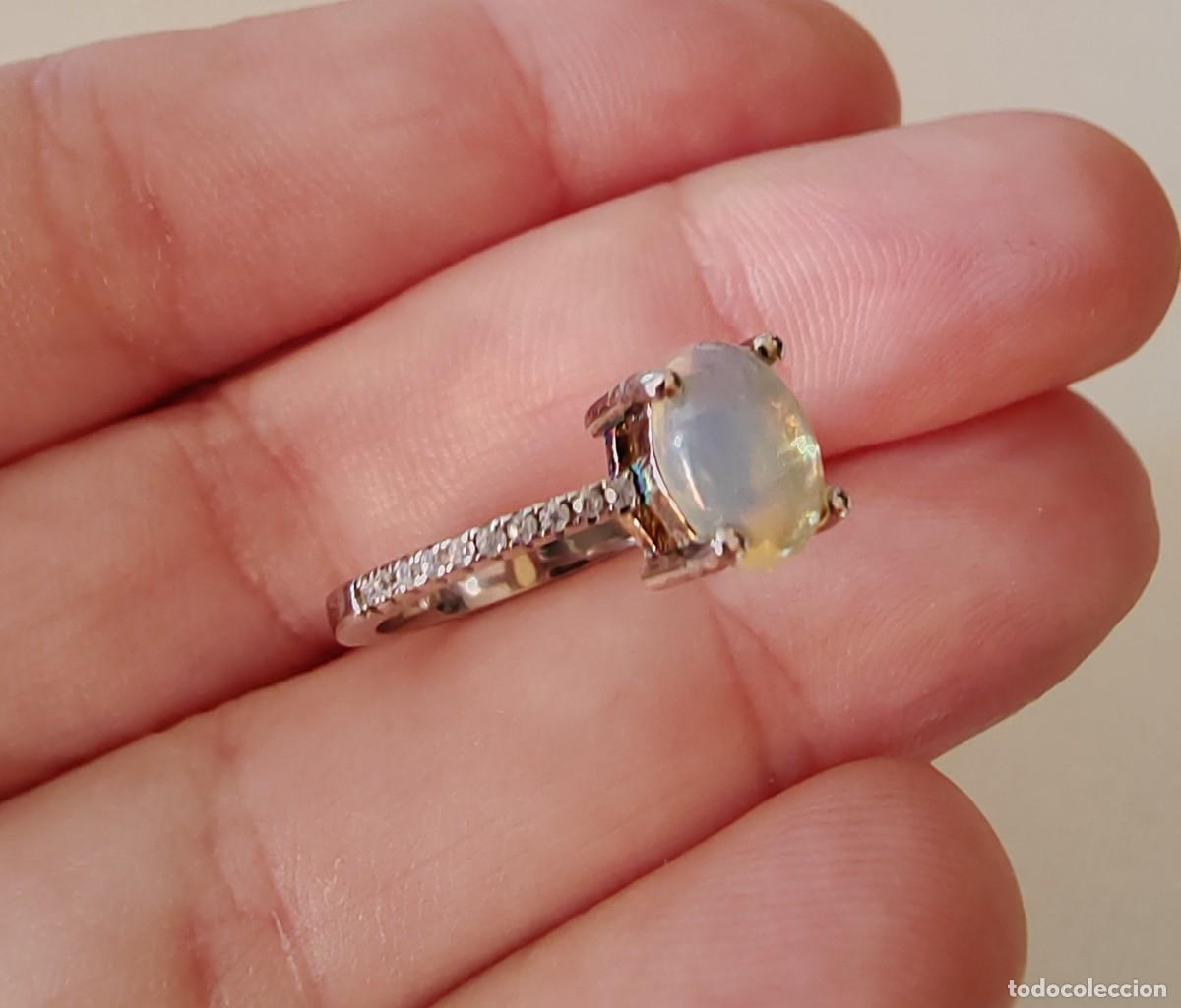 Joyeria: Anillo &Oacute;palo natural y Circonitas - Foto 7