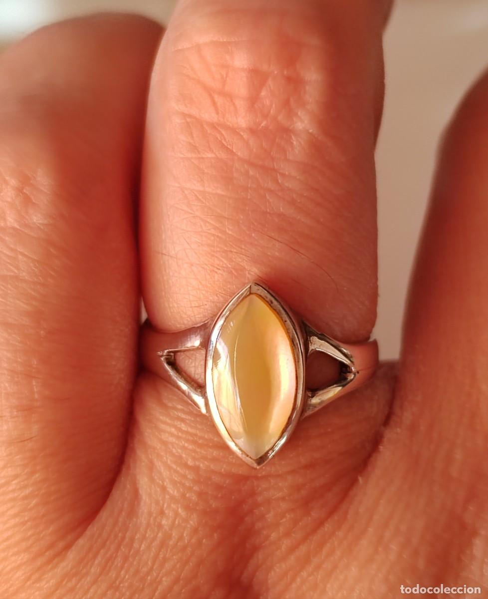 Joyeria: Anillo Plata de Ley y N&aacute;car - Foto 2