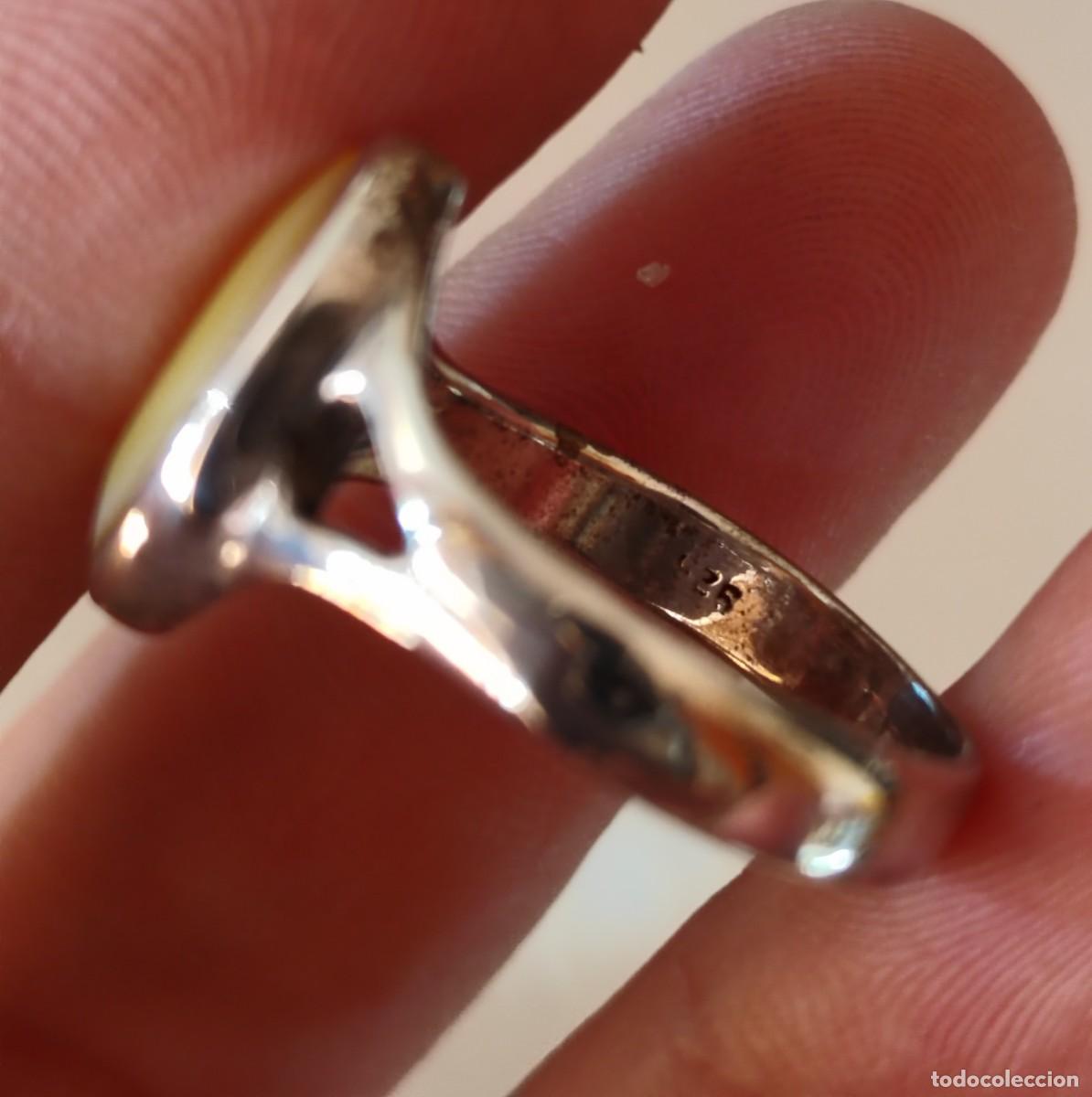 Joyeria: Anillo Plata de Ley y N&aacute;car - Foto 3