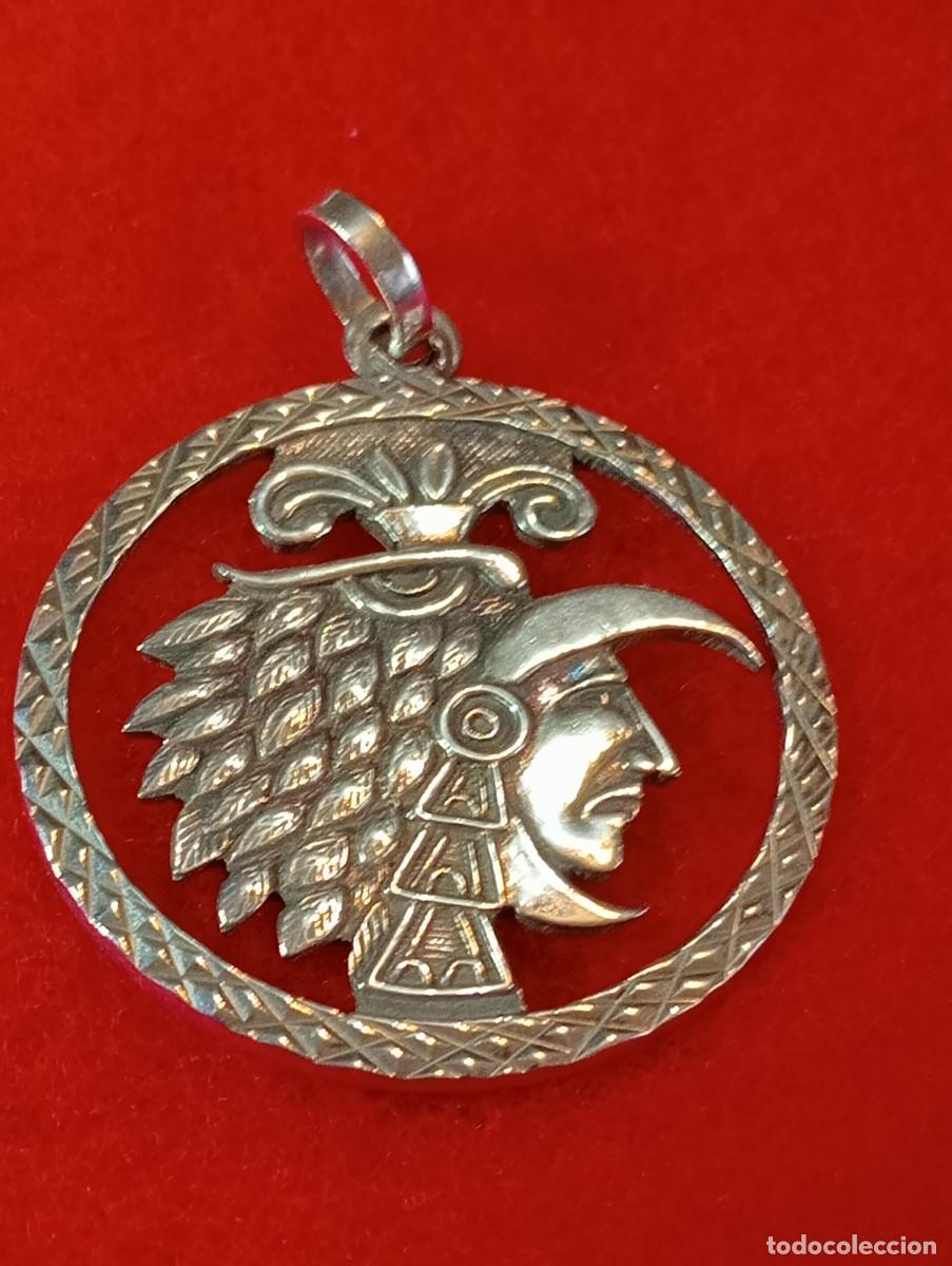 Joyeria: ANTIGUO COLGANTE DE PLATA 950 MACIZA - Foto 2