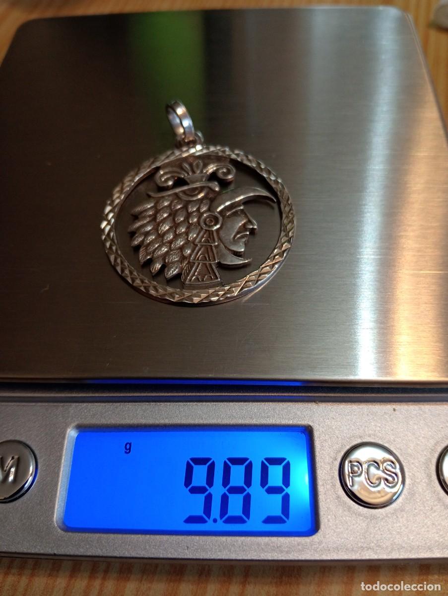 Joyeria: ANTIGUO COLGANTE DE PLATA 950 MACIZA - Foto 7