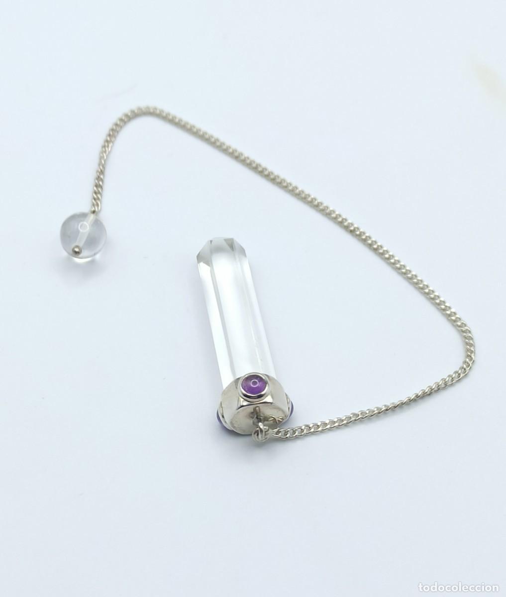 Joyeria: P&eacute;ndulo Cuarzo blanco y plata de ley - Foto 1