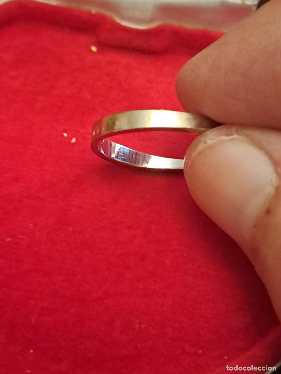 Joyeria: ANILLO ORO BLANCO Y DIAMANTES DE 18 QUILATES - Foto 6