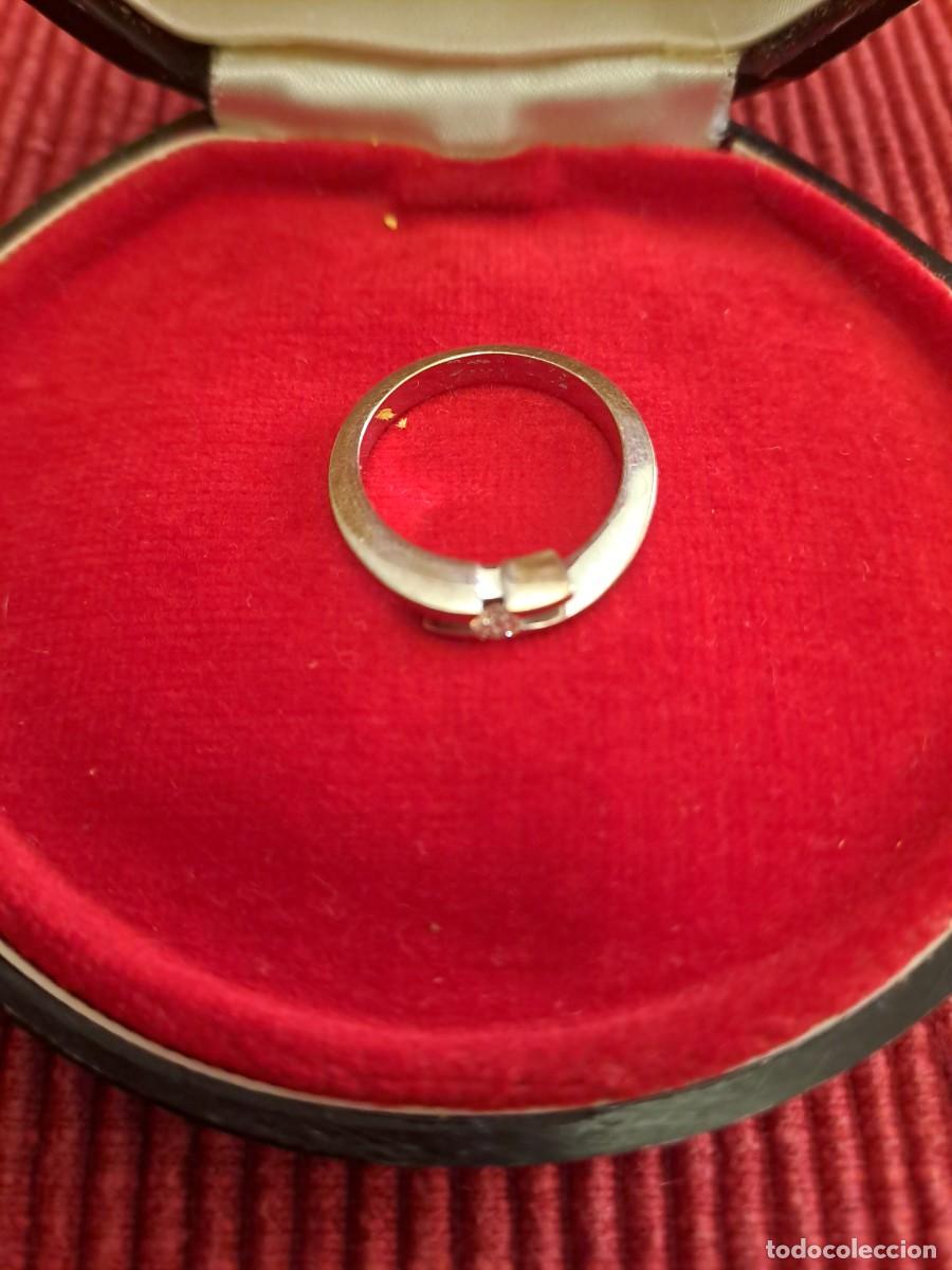 Joyeria: ANILLO ORO BLANCO Y DIAMANTES DE 18 QUILATES - Foto 9
