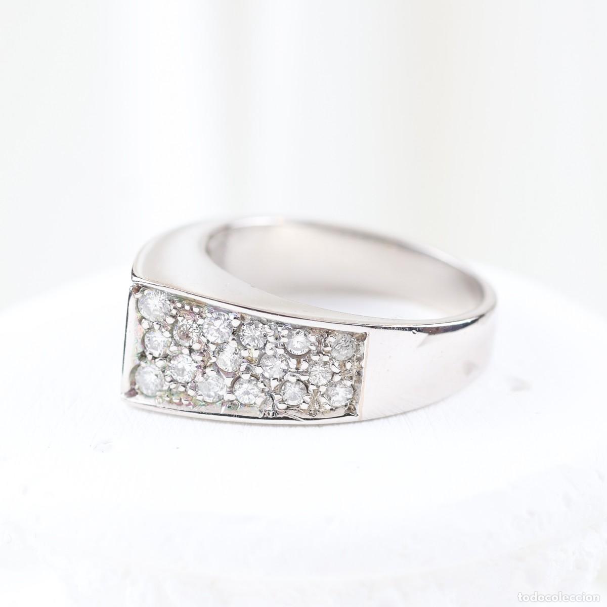 Joyeria: Anillo oro blanco con diamantes - Foto 3