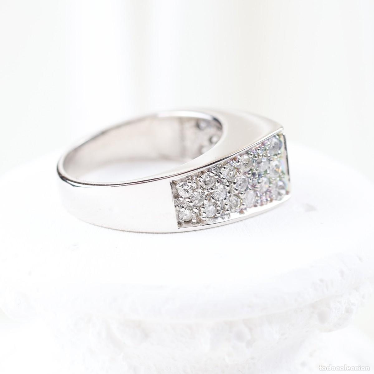 Joyeria: Anillo oro blanco con diamantes - Foto 5