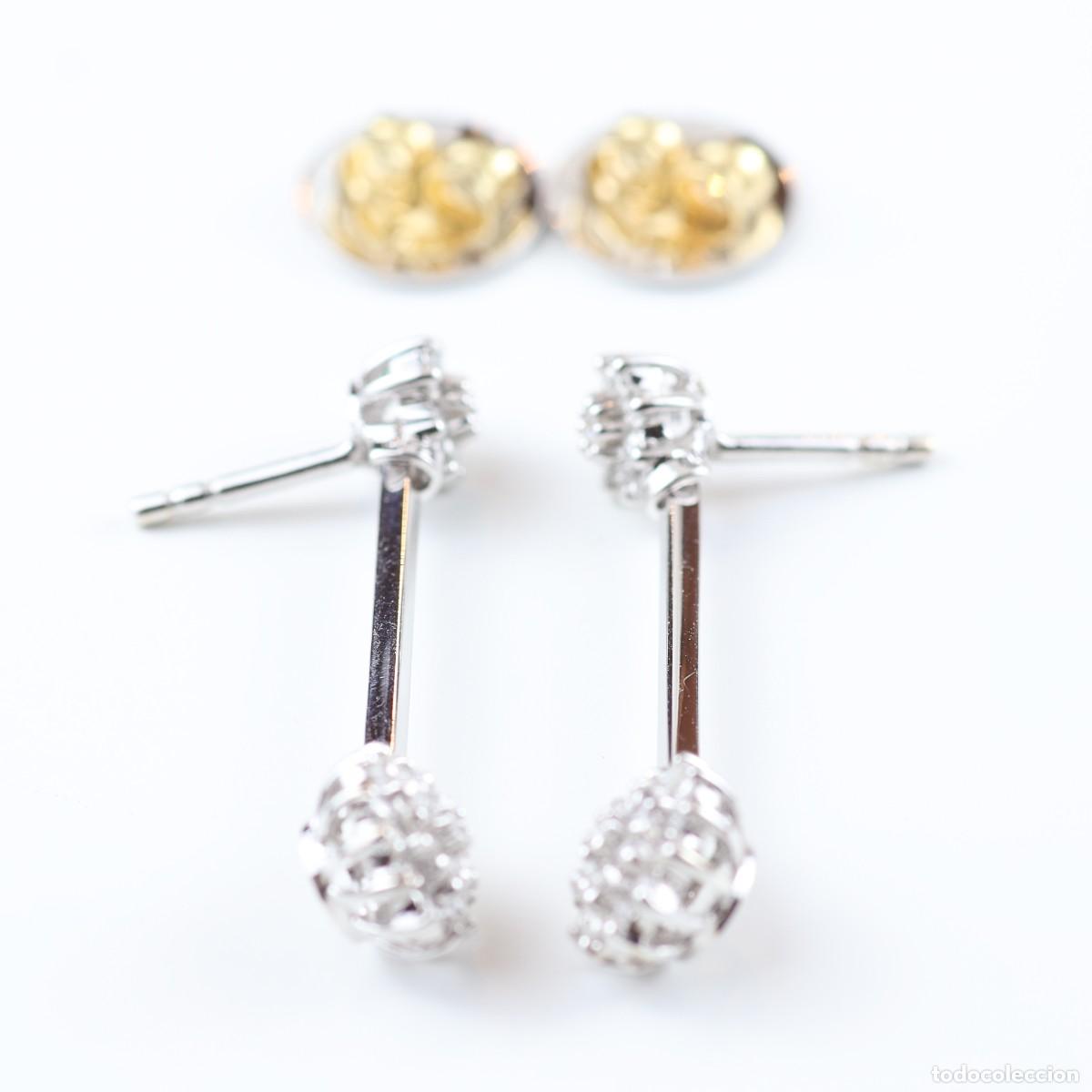 Joyeria: Pendientes oro blanco con brillantes - Foto 7