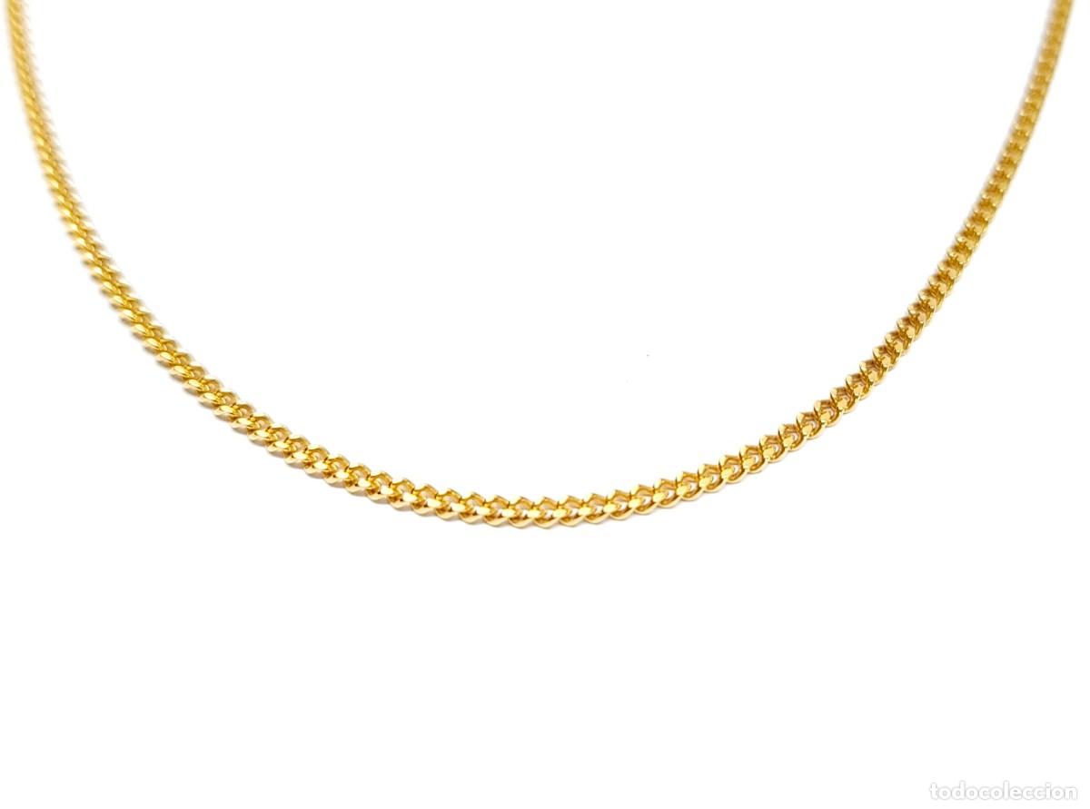 Joyeria: CADENA MACIZA DE ORO DE 9 KTS MODELO BARBADA 60 CM - Foto 2