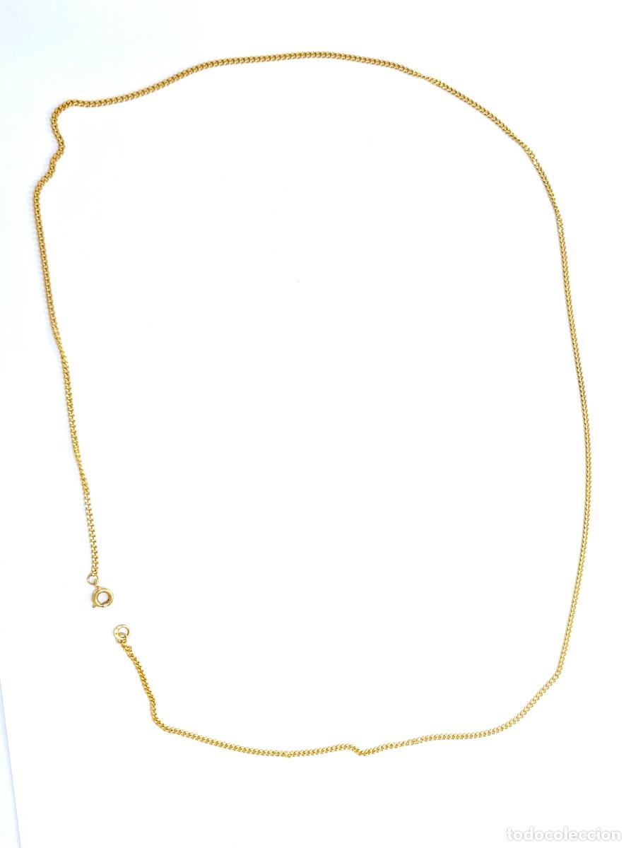 Joyeria: CADENA MACIZA DE ORO DE 9 KTS MODELO BARBADA 60 CM - Foto 3