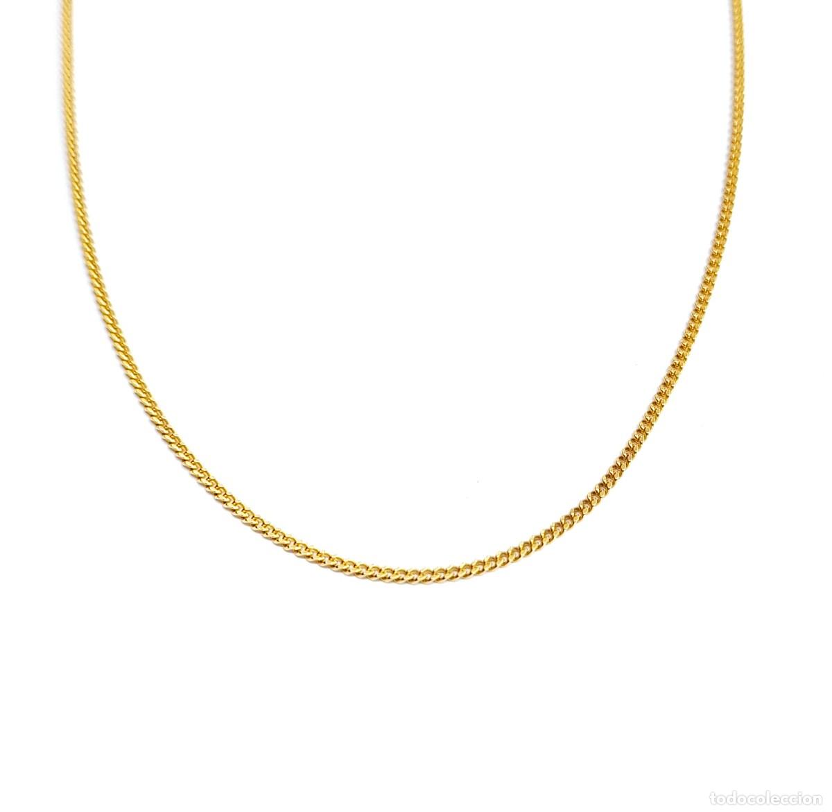 Joyeria: CADENA MACIZA DE ORO DE 9 KTS MODELO BARBADA 60 CM - Foto 8