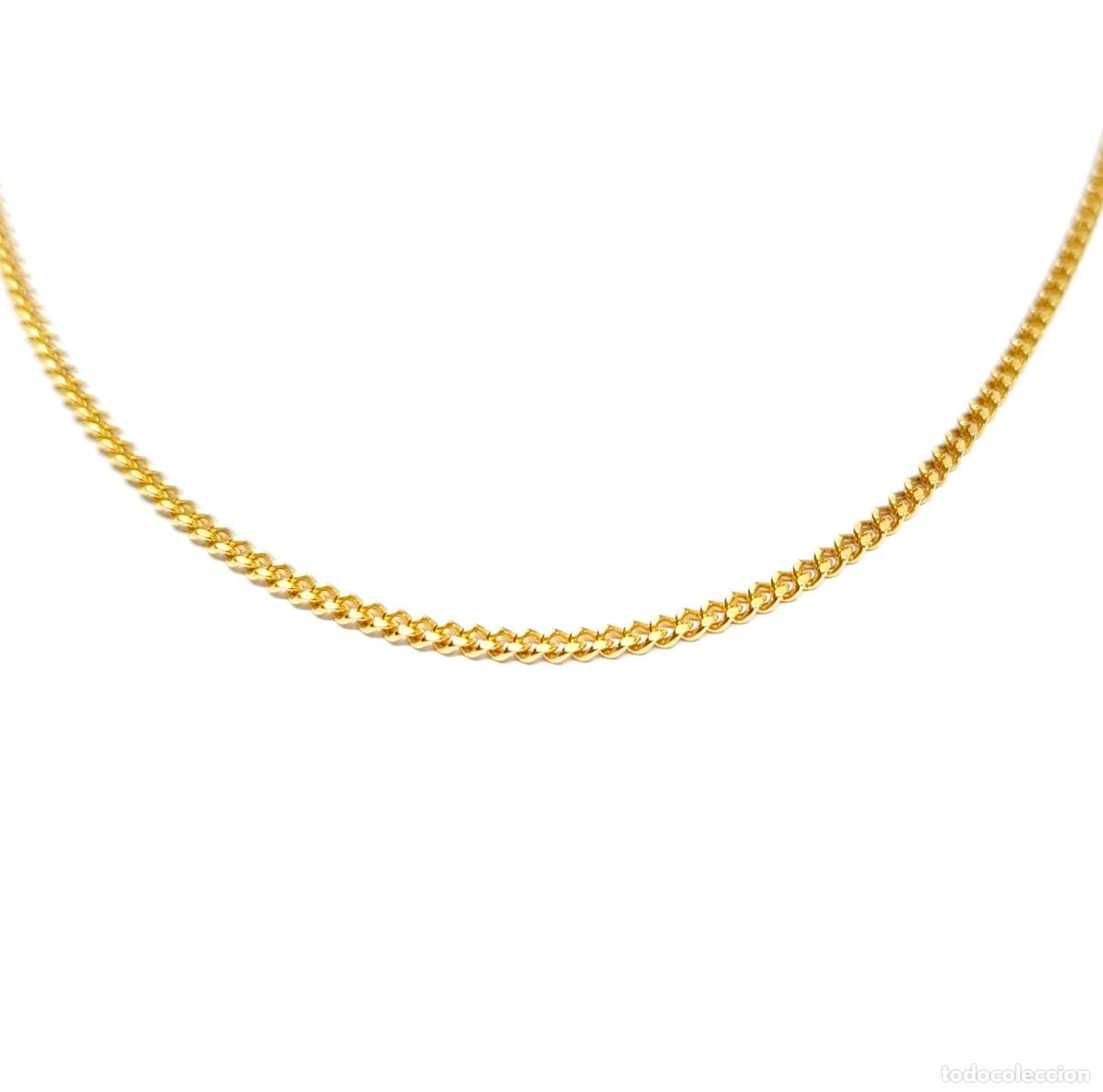 Joyeria: CADENA MACIZA DE ORO DE 9 KTS MODELO BARBADA 60 CM - Foto 9