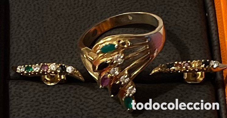 Joyeria: Parure en plaqu&eacute; or 14k 3 pi&egrave;ces - Foto 4
