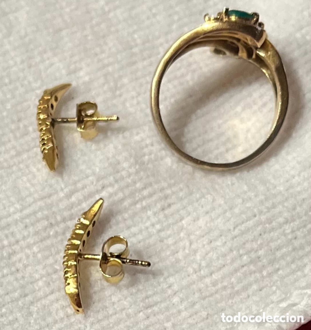 Joyeria: Parure en plaqu&eacute; or 14k 3 pi&egrave;ces - Foto 10