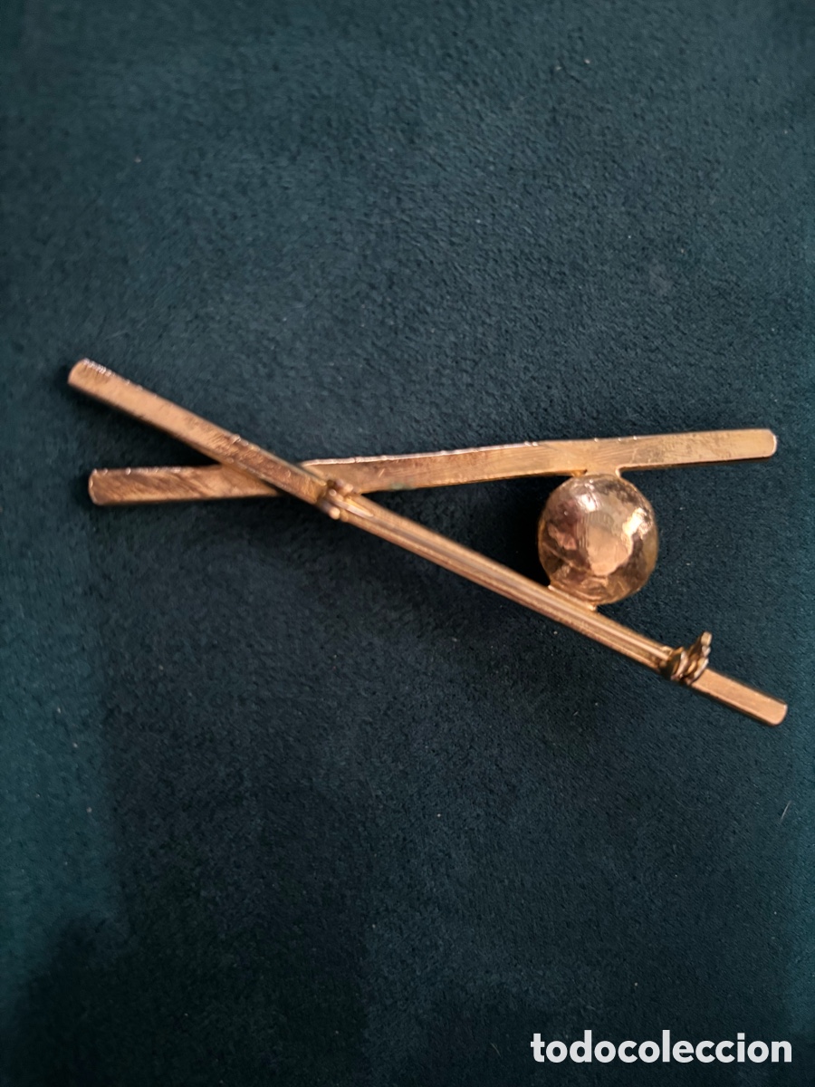 Joyeria: Broche de metal dorado - Foto 2