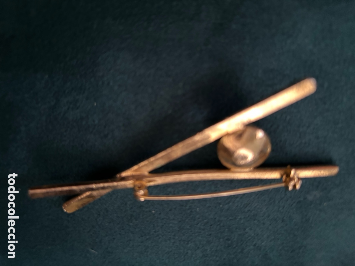 Joyeria: Broche de metal dorado - Foto 3