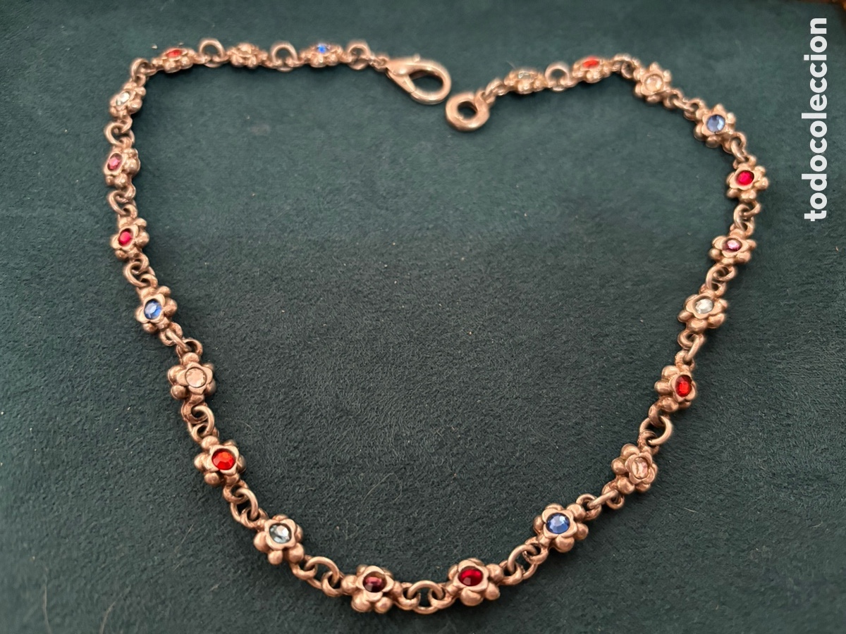 Joyeria: Gargantilla plateada con strass - Foto 2