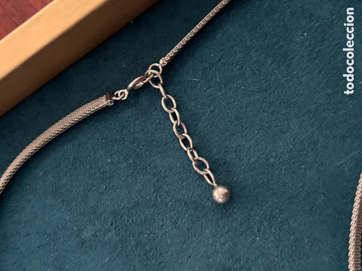 Joyeria: Gargantilla de metal plateado - Foto 3
