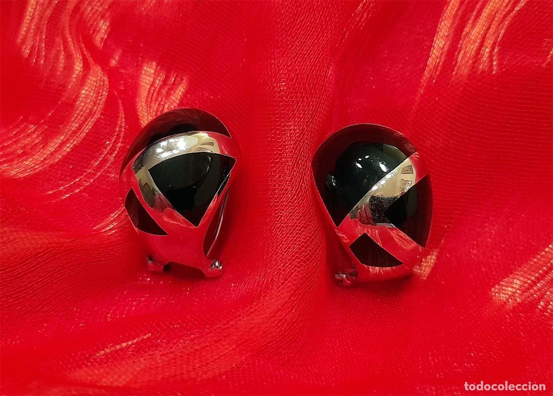 Joyeria: Pendientes de plata y esmalte - Foto 2