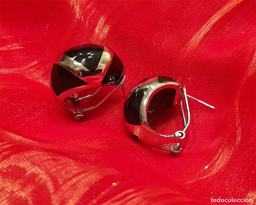 Joyeria: Pendientes de plata y esmalte - Foto 3