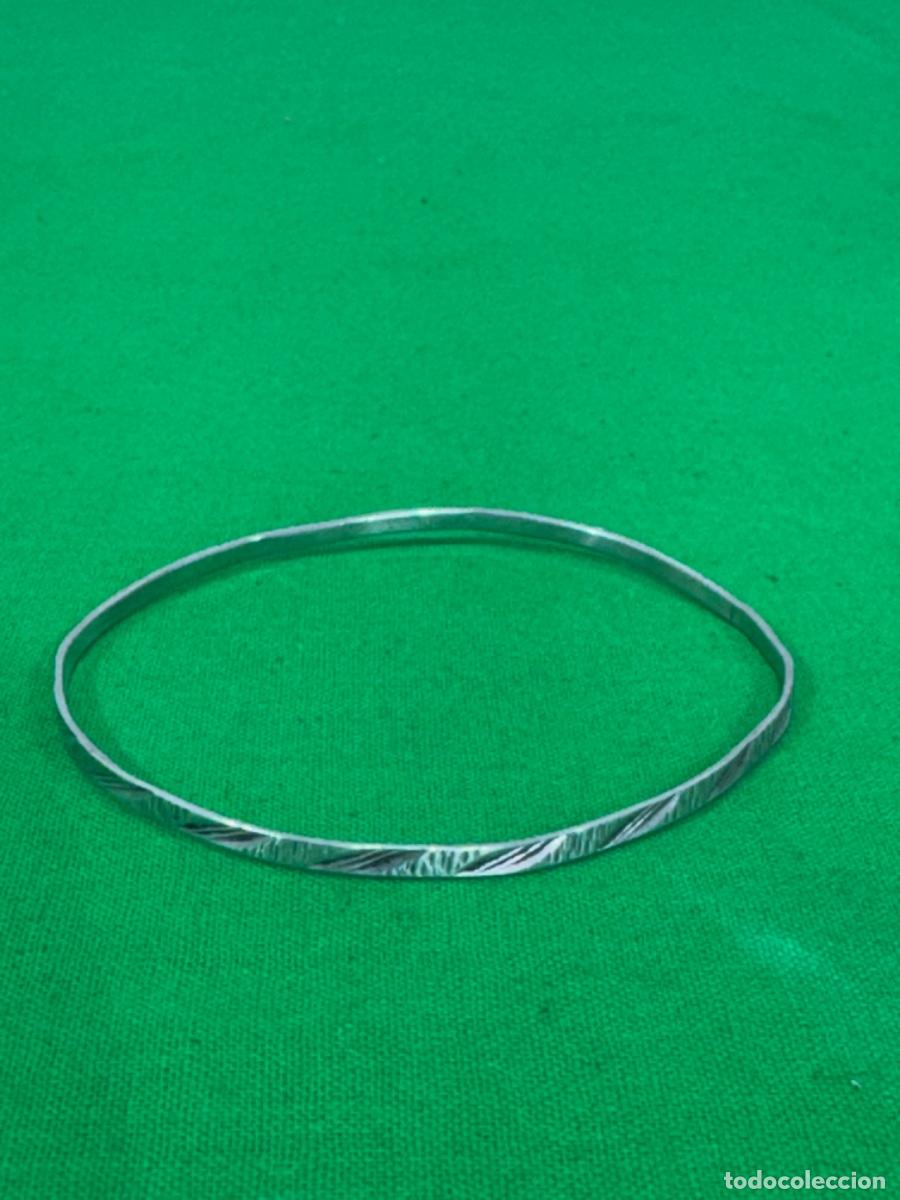 Joyeria: PULSERA DE BRAZALETE EN PLATA, 3Gr. - Foto 2