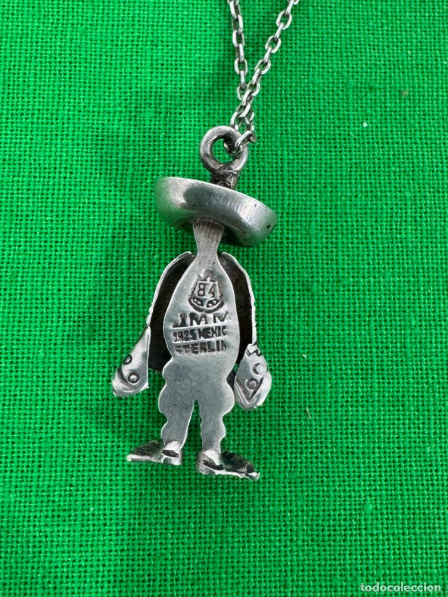 Joyeria: COLLAR CON COLGANTE MEXICANO EN PLATA - Foto 3