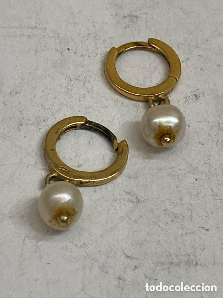 Joyeria: Pendientes de plata y perla / P226 - Foto 1