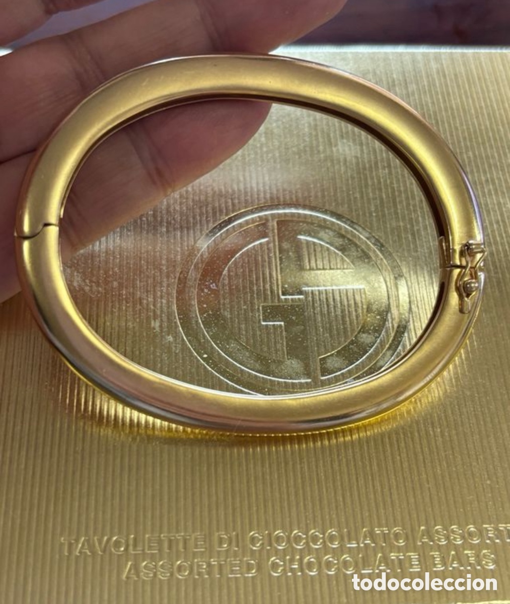 Joyeria: Pulsera r&iacute;gida metal dorado - Foto 1