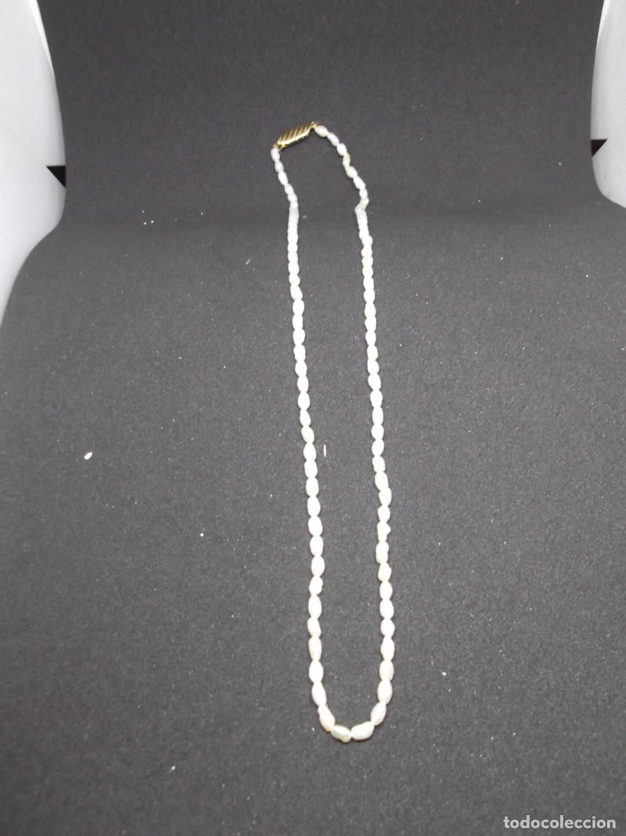 Joyeria: Collar de perlas de agua dulce con cierre de oro de 18Kt. - Foto 4