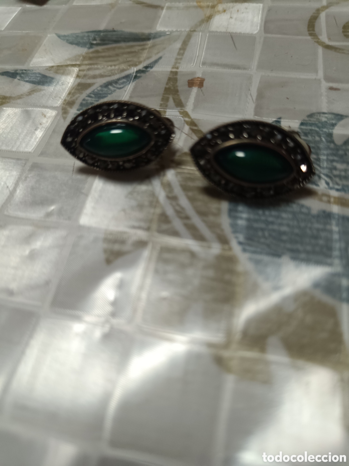 Joyeria: Pendientes vintage con azabache - Foto 1