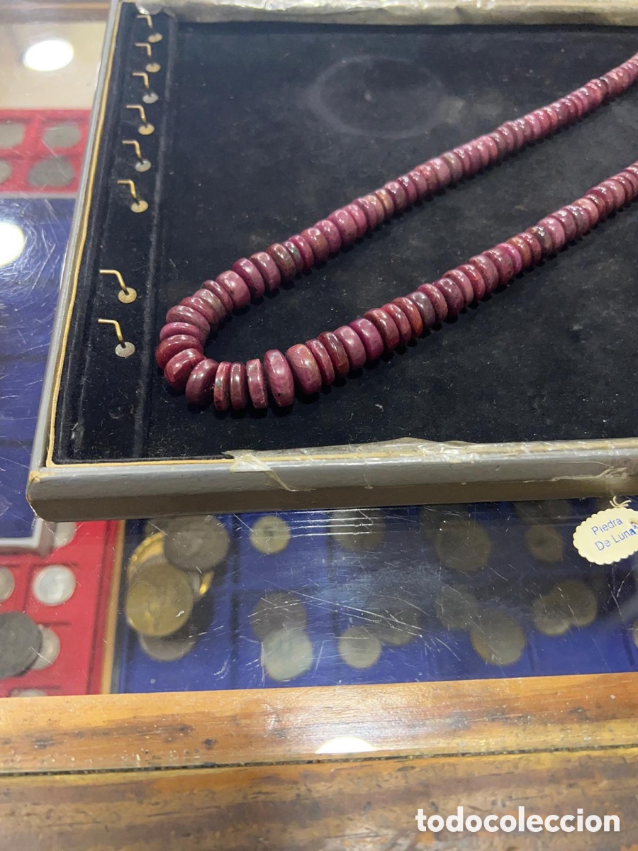 Joyeria: Precioso collar echo con cuentas de rub&iacute; - Foto 2