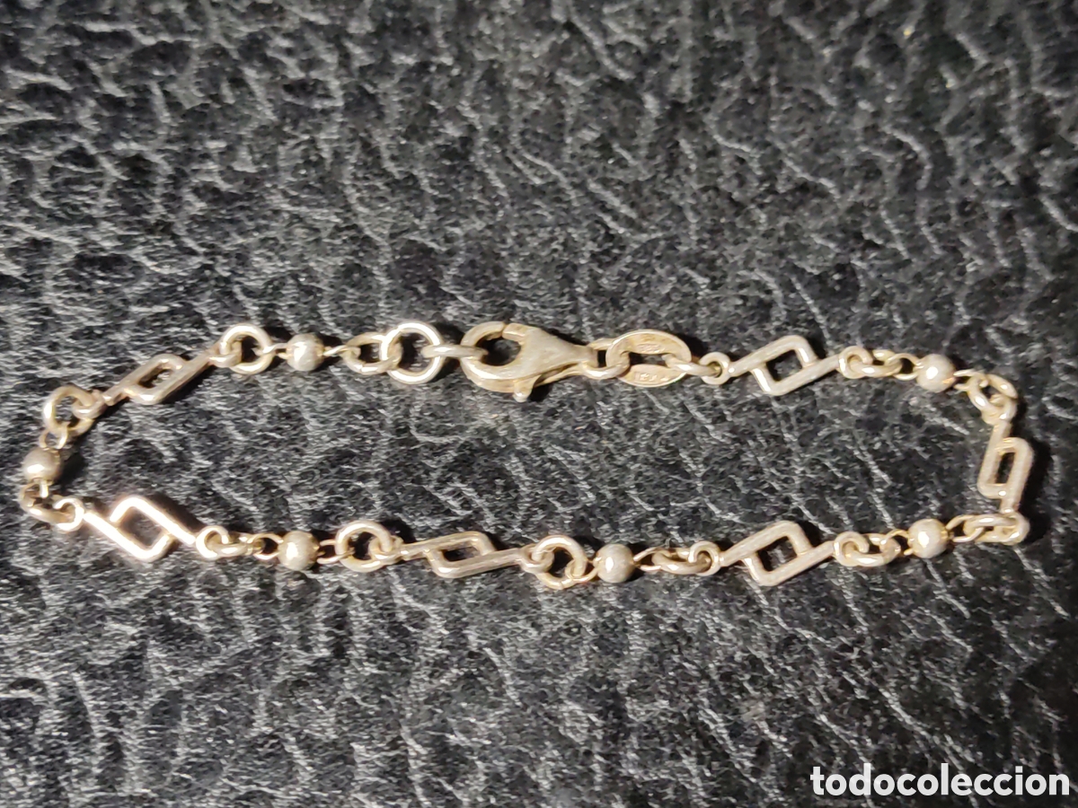 Joyeria: Pulsera de plata contrastada.Vintage. - Foto 2