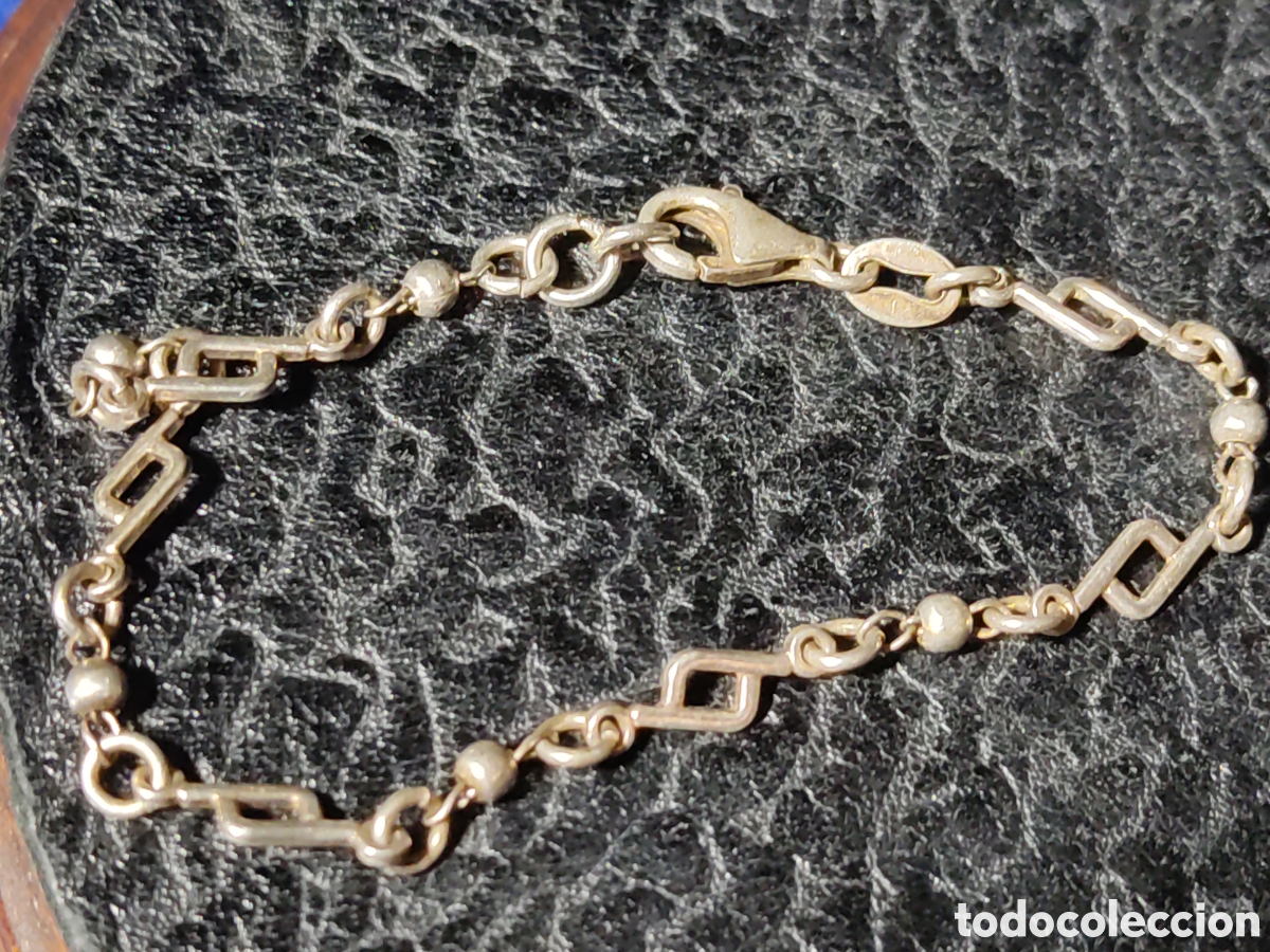 Joyeria: Pulsera de plata contrastada.Vintage. - Foto 3