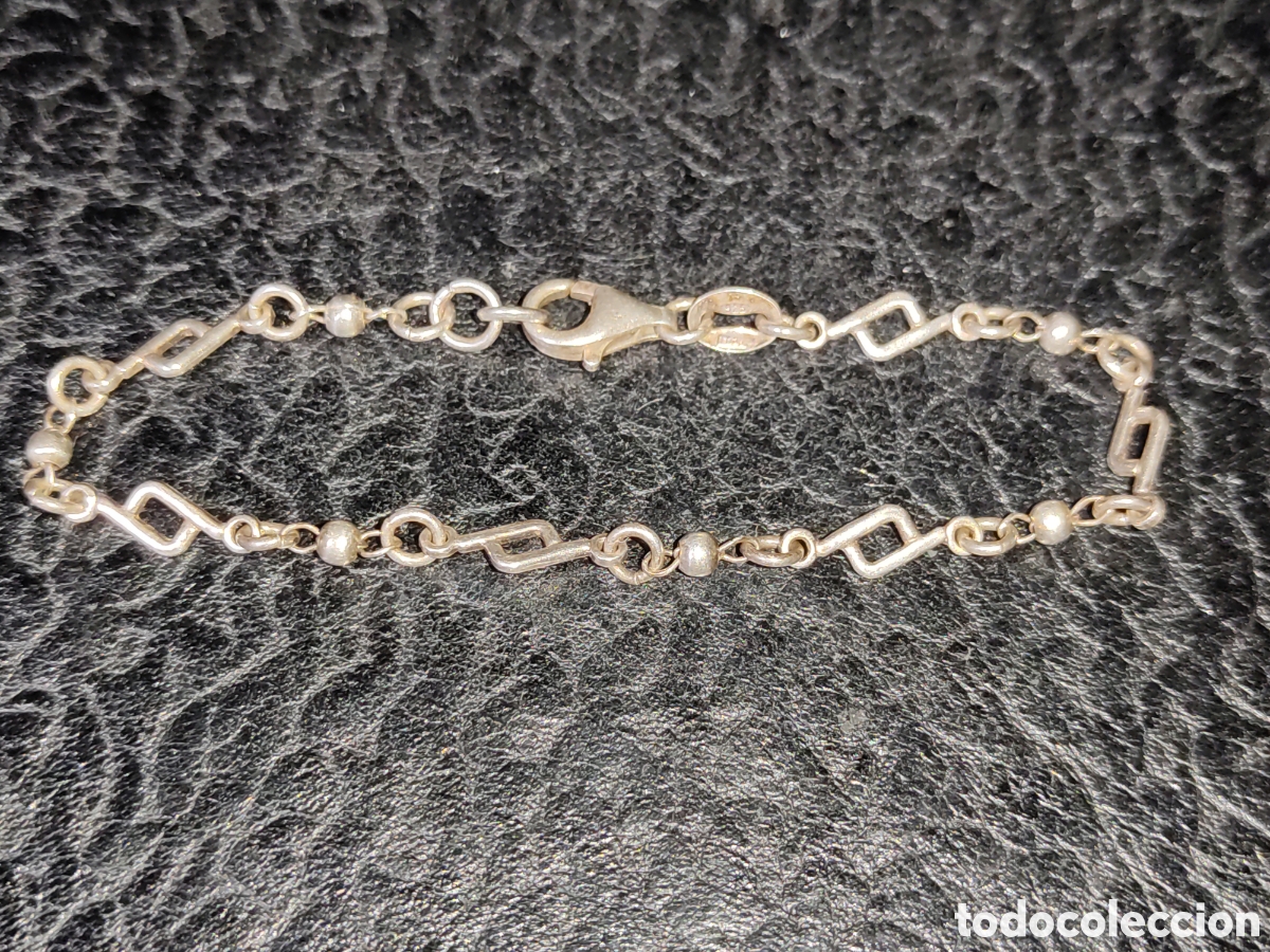 Joyeria: Pulsera de plata contrastada.Vintage. - Foto 1