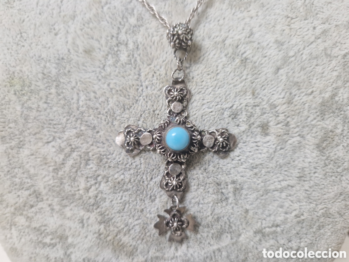 Joyeria: CRUZ Y CORDON DE PLATA DE LEY - Foto 3