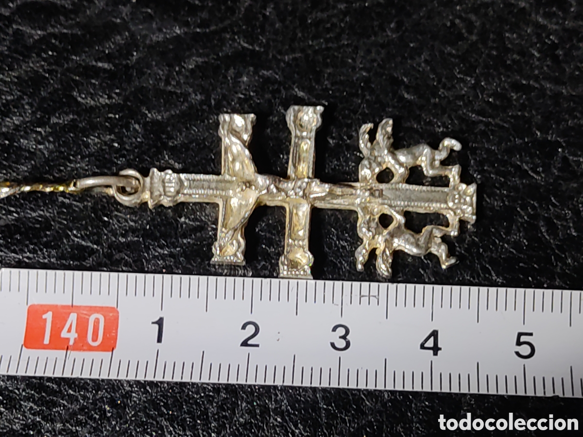 Joyeria: Cruz de Caravaca plateada. - Foto 2