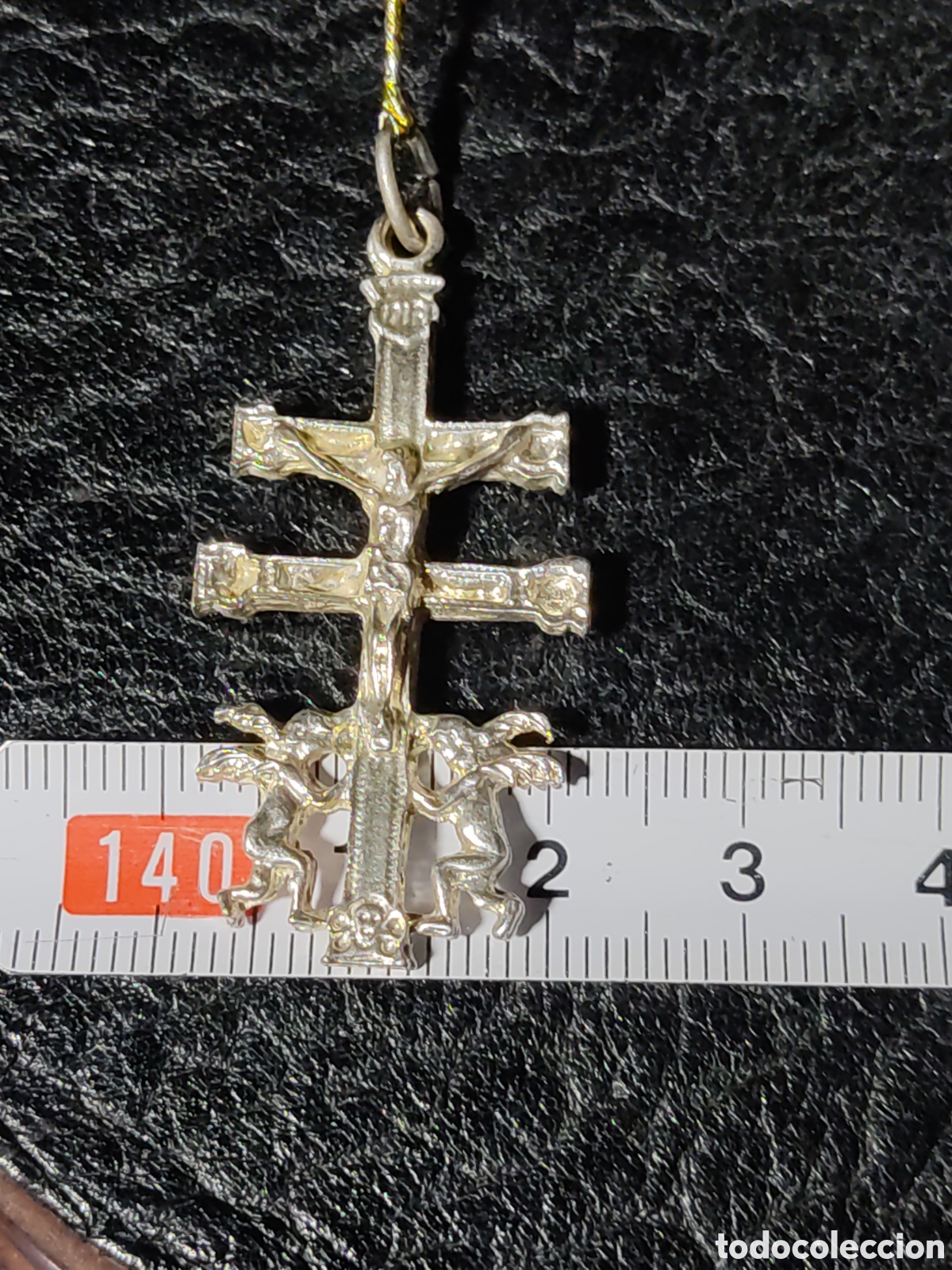 Joyeria: Cruz de Caravaca plateada. - Foto 3